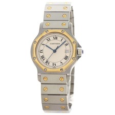 Relojes Cartier Santos Octagon LM Acero Inoxidable/SSxK18YG Hombre