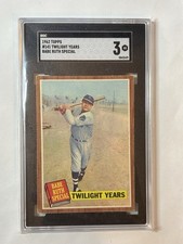 1962 Topps - Babe Ruth Twilight Years #141 - SGC 3