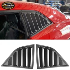 For 08-23 Dodge Challenger XE V4 Window Scoop Side Louver Cover Matte Black