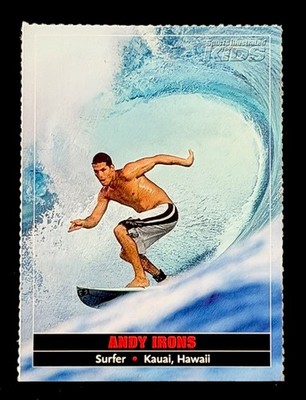 ANDY IRONS ROOKIE PRO SURFER 2004 Sports Illustrated for Kids SI #385 Hawaii