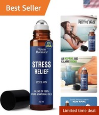 Stress Relief Essential Oil Roll-On 10ml - Calming Lavender  Frankincense Blend