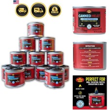 Canned Heat 12 Pack 2 Hour Chafing Fuel, Easy Open, Resealable, Non-Drip, for...