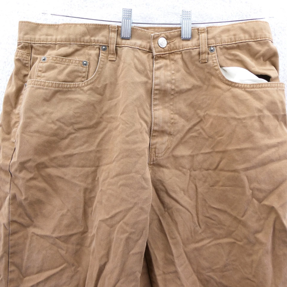 Polo Jeans Co Hombres 36x34 Caqui Beige Ralph Lauren Pantalones 36 x 34 Preppy De Colección Foto 3 de 4