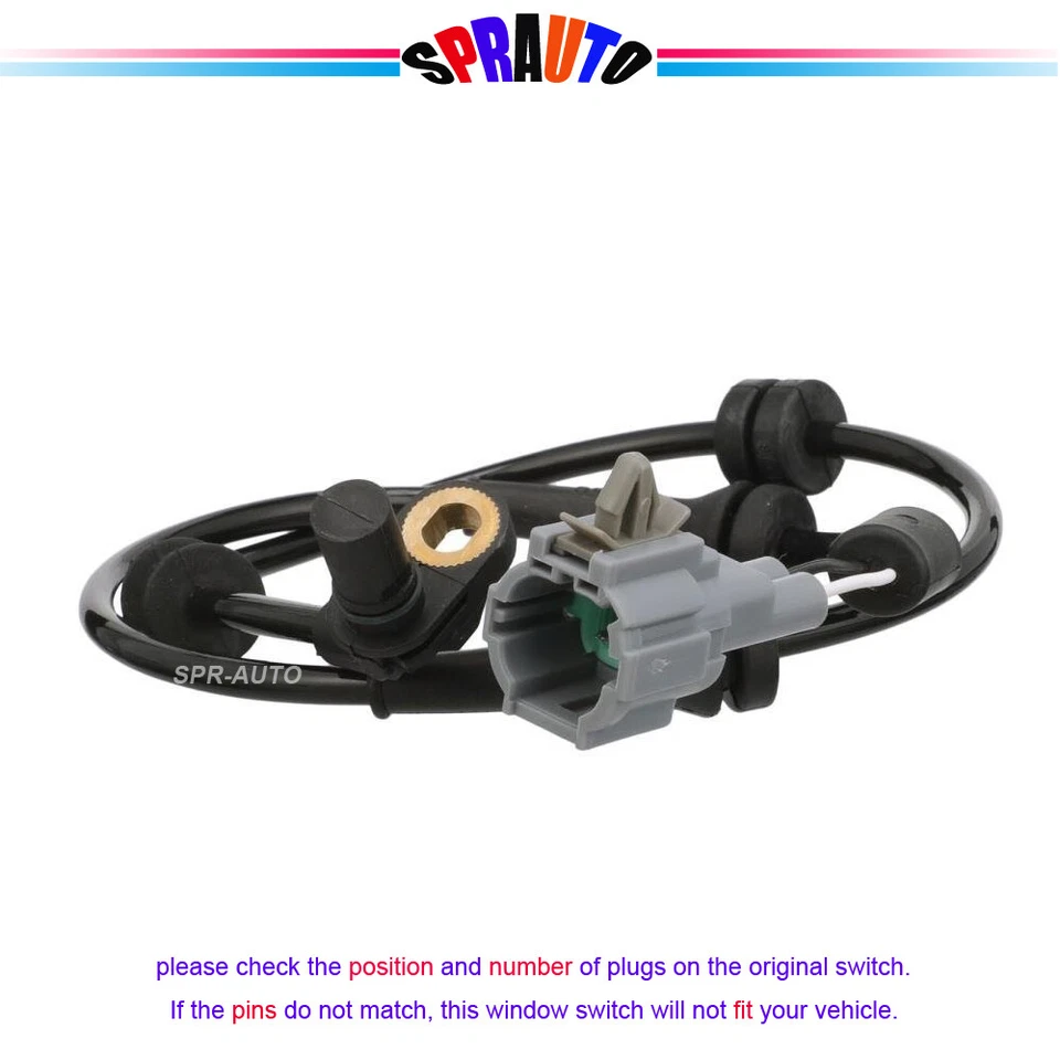 2pcs ABS Speed Sensor Front Driver or Passenger Side For 2008-2012 Nissan Titan - Image 4 of 4