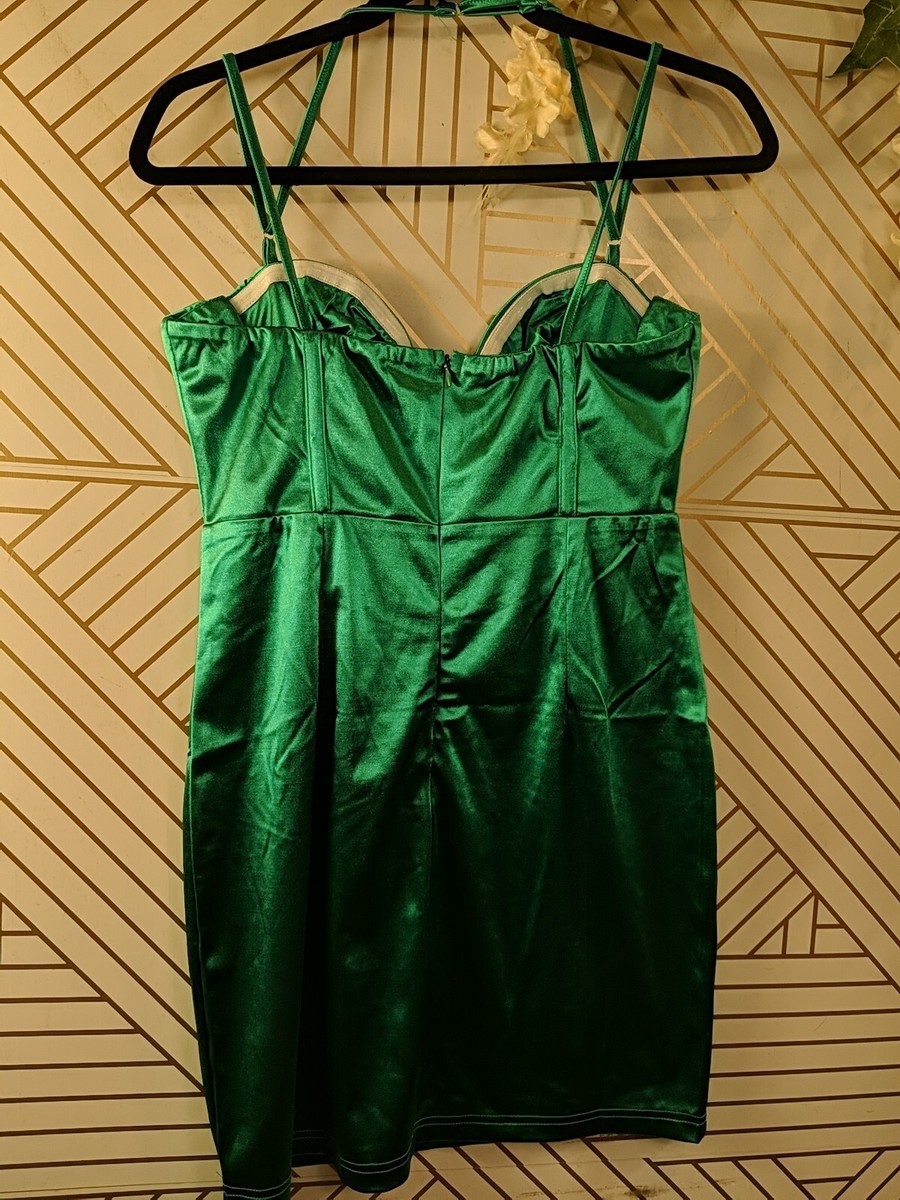 princess polly emerald green dress Cut Out Maxi Dress in Emerald Green main image 0