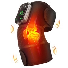 Electric Heated Vibration Knee Joint Brace Therapy Shoulder Massager Pain Relief