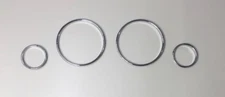 BMW Chrome Dash Trim Rings Speedometer Gauge Cluster Panel E38 E39 E53 X5
