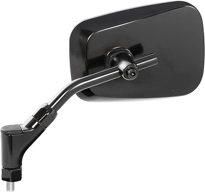TANAX NA-009 Napoleon Motorcycle Bike Mirror AZ4 EX Black | eBay