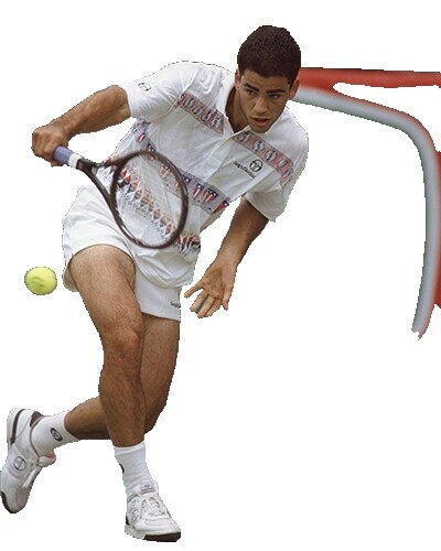 TENNIS LEGEND PETE SAMPRAS SIGNED 8X10 PHOTO 1 COA US OPEN