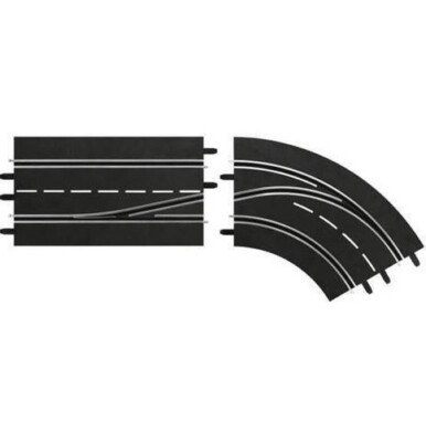 Carrera Digital 132/124 Lane Change Curve Right, Inside To Outside Slot Auto