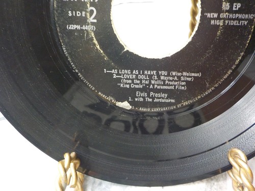 Elvis Presley King Creole RCA EPA-4319 45-EP Record Original Soundtrack Vol. 1 - Foto 7 di 7