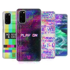 HEAD CASE DESIGNS GLITCH AESTHETIC TYPOGRAPHY BACK CASE FOR SAMSUNG PHONES 1
