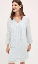 NEW Anthropologie Carraroe Peasant Dress by One September  Size S & M