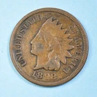 1898 Indian Head Cent Penny ~F FINE ~ US Type Coin Collectible