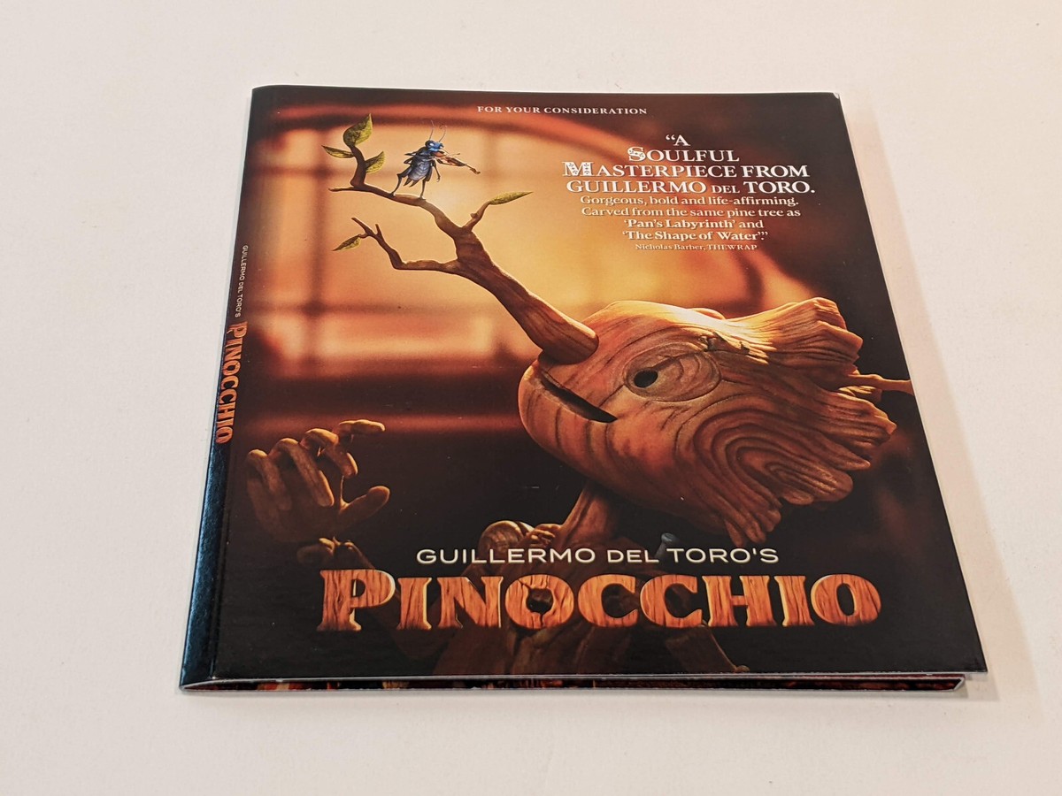 Guillermo del Toro's Pinocchio 2022 Netflix FYC BLU-RAY NEW RARE