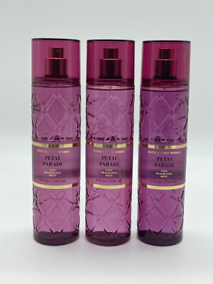 Bath & Body Works PETAL PARADE Fine Fragrance Mist Set of 3