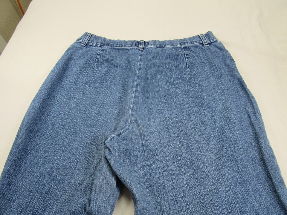 Riders Stretch Blue Jeans Womens 116P [34W 42 Hips 27L] High Rise
