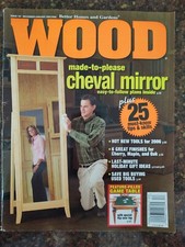Wood magazine - Jan 2006, issue 167, cheval mirror, game table, finishes