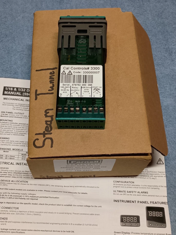 Controlador de temperatura Farnell 3300 100 - 240 voltios Foto 3 de 3