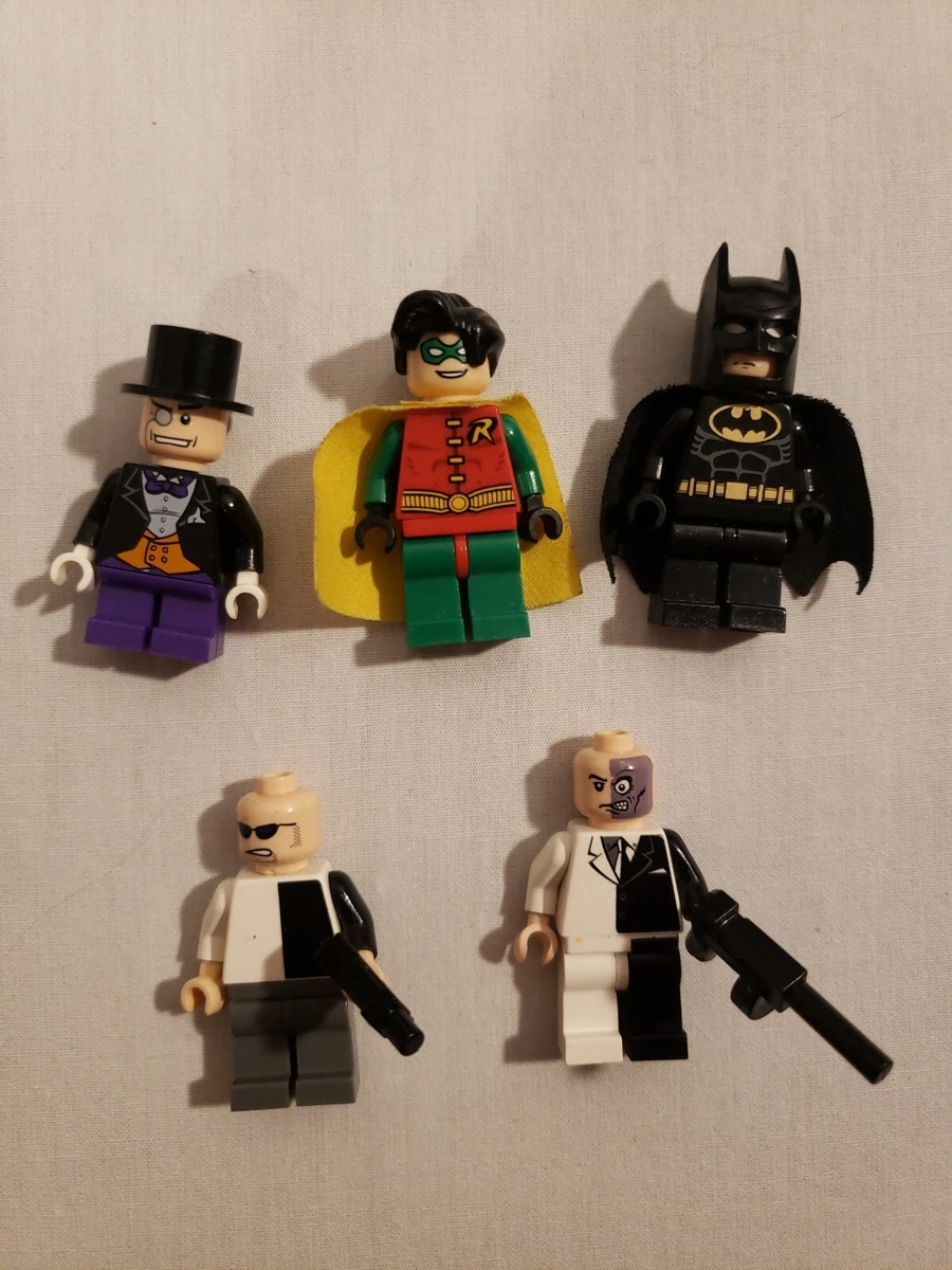 Lego Batman Robin Two face Penguin Henchman Minifigures 7783 7781 7885