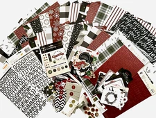 My Mind's Eye (Winterberry) 12 x 12 Paper & Embellishments (Set B) - Save 70%