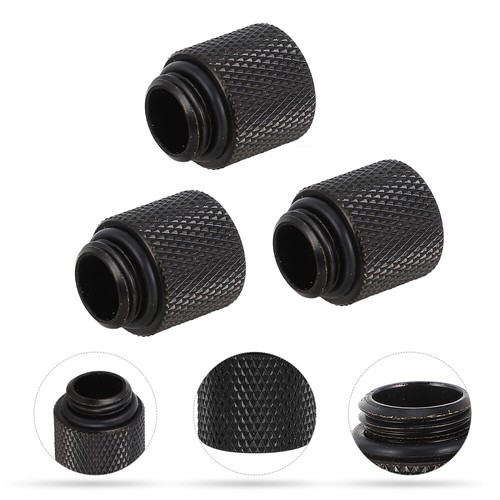 3 PCS Prolongateur De Raccord Traversant Coupleur Refroidissement Liquide