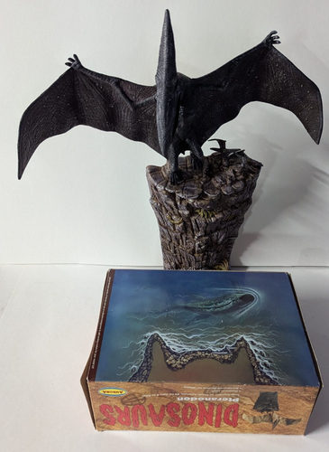 Aurora Dinosaurios Pteranodon Modelo Construido Con Caja... Impresionante trabajo de pintura - Imagen 2 de 15