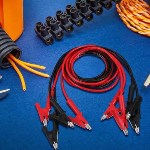 8 Pcs Clip Jumper Clips for Multimeter Electrical Test Leads - Picture 5 of 11