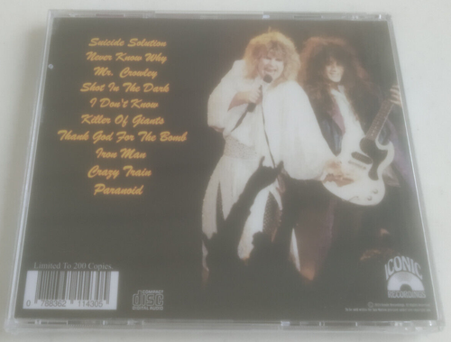 OZZY OSBOURNE Ultimate Live Ozzy BBC Broadcast MonstersOfRock1986 BlackSabbathCD - Imagen 3 de 3
