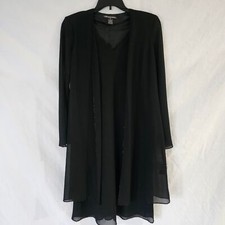 Vintage 90 y2k whimsigoth built in cardigan type dress