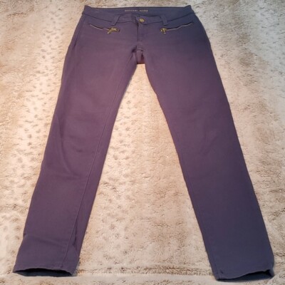 Michael Kors Blue Izzy Skinny Jeans w Zippers Size 2