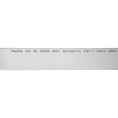 Cavo Piatto Arcobaleno A 10 Pin – 3 Metri, Passo 1,27 Mm, Conduttori Stagnati 28 AWG – Per Connettori 2,54 Mm