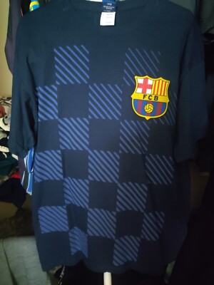 FCB barcelona xavi 6 official soccer futbol shirt large preowned