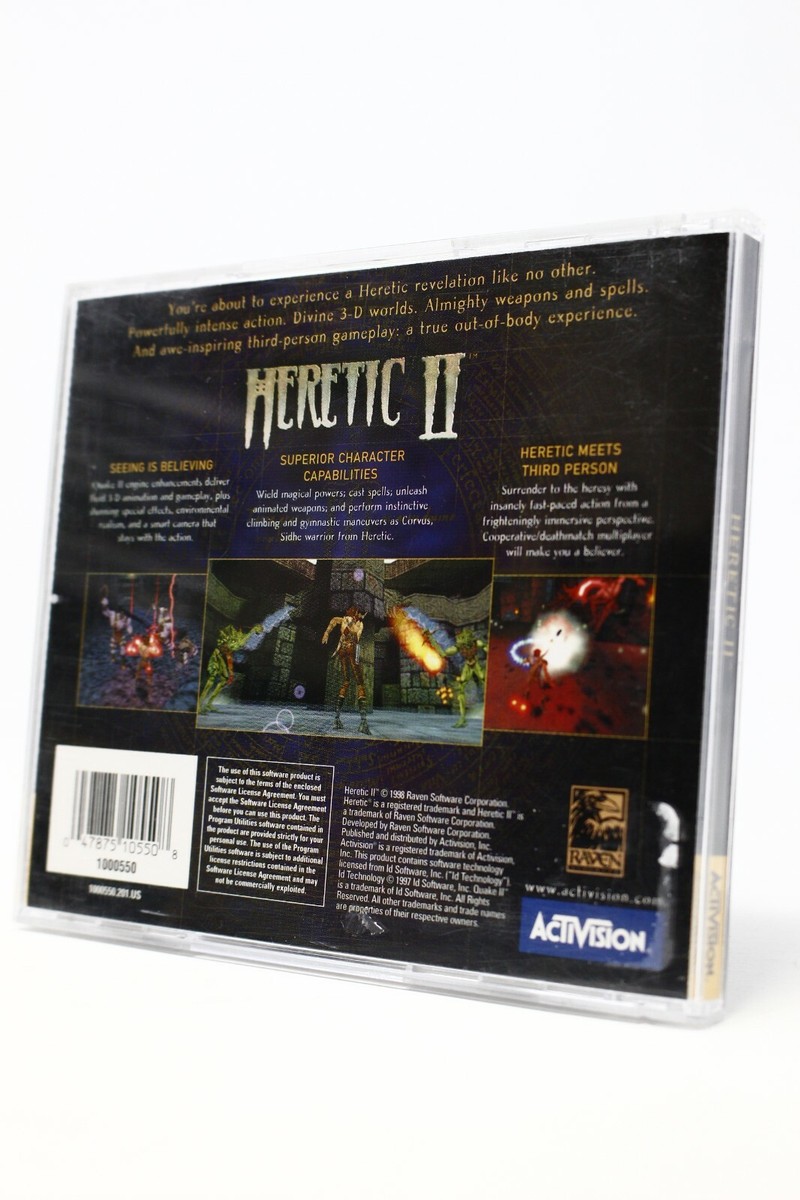 「激安」ヘリテック2 HERETIC Ⅱ PC版　Windows Heretic II - PC - Action Fantasy Game - No Manual - See Desc | eBay