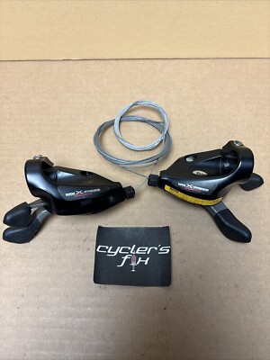 SUNTOUR Accushift シフター NOS Suntour 3x7 X-Press Accushift Thumb Shifter Set Mtb