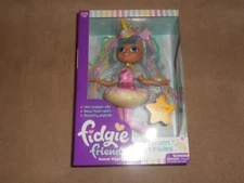 Fidgie Friends UNICORN SPRINKLES Fidget Toy Poseable Fashion Doll, NEW