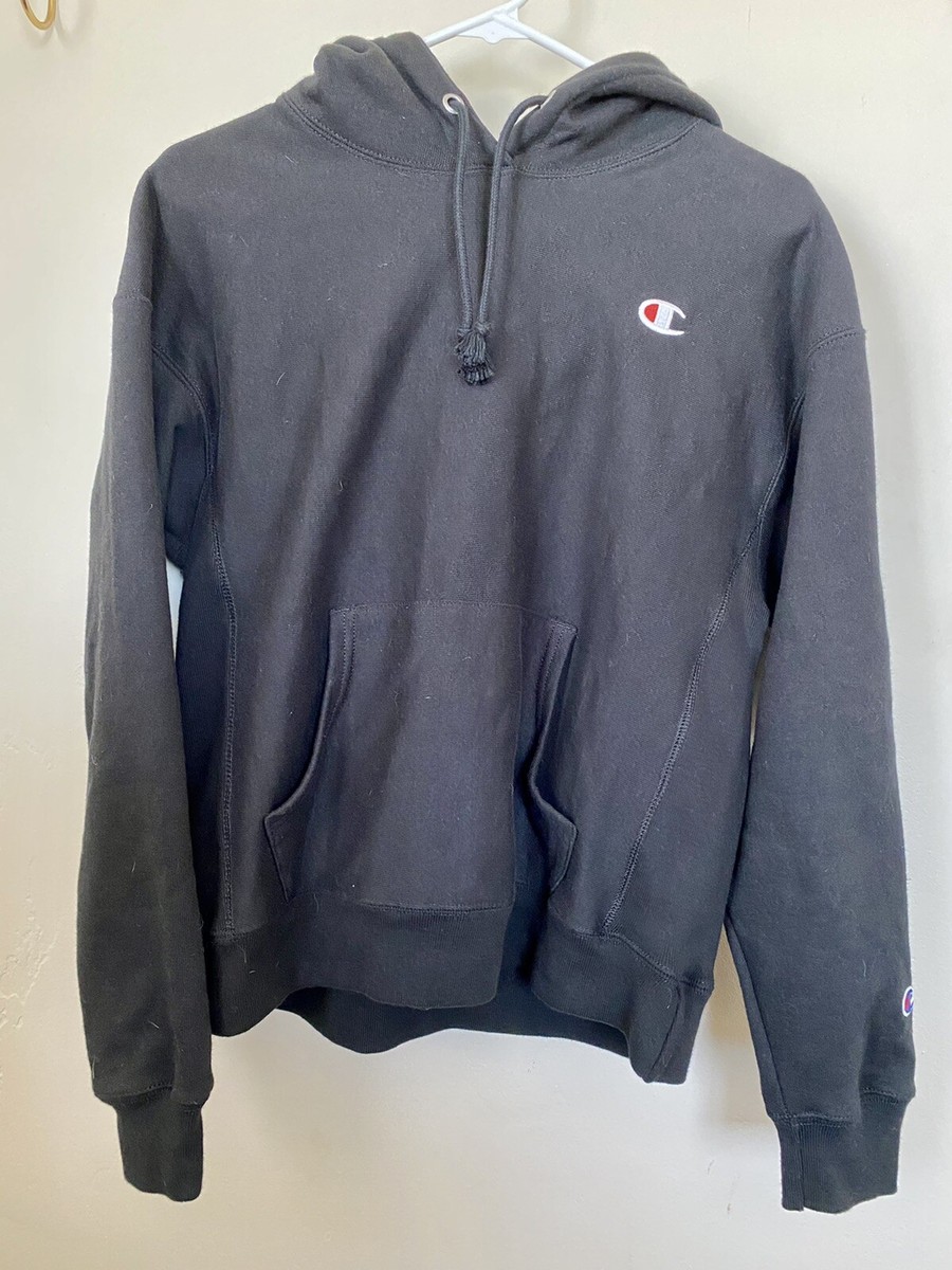 Vintage Champion Black Reverse Weave Hoodie Size Medium Vintage Champion Black Reverse Weave Hoodie Size Medium