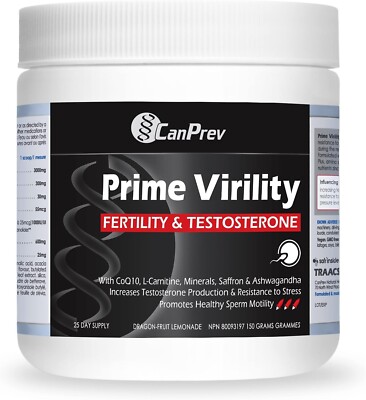 CanPrev Prime Virility Men Ovulation PHase CoQ10 Antioxidants 25 Days NEW