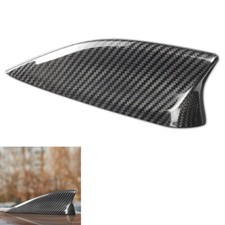 1PCS Shark Fin Roof Antenna Gloss Real Black Carbon Fiber Cover Fits 13-15 CX-5