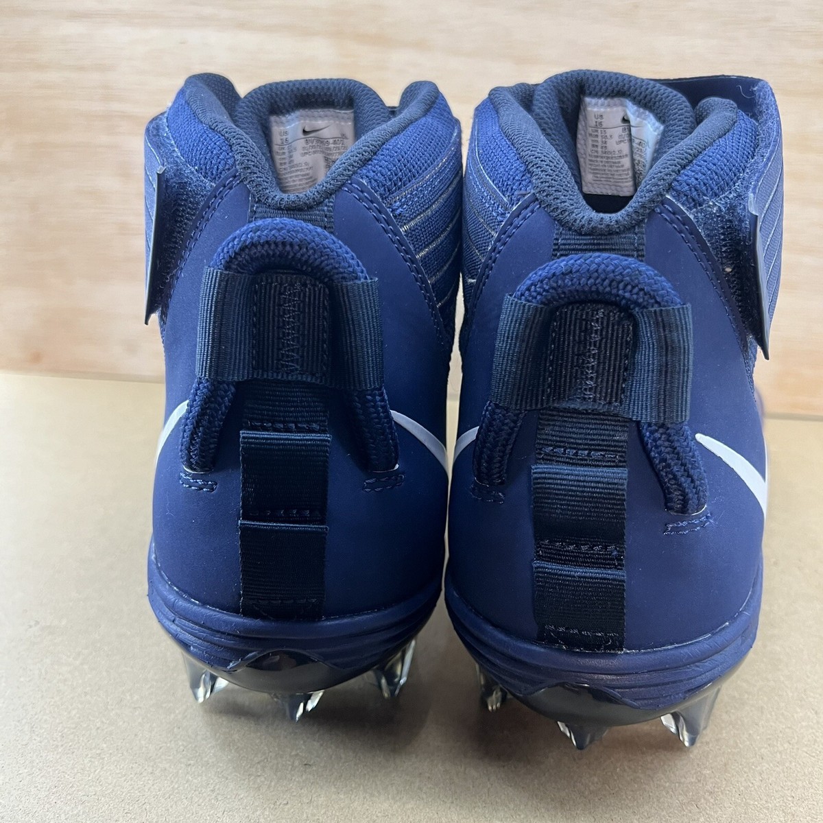Nike Force Savage Pro 2 Men Size 16 Shoes Navy Blue Football