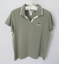 Cutter  Buck green 100 cotton short sleeve polo shirt Sz L 