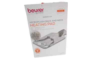 Beurer - Nordic Lux Back and Neck Heating Pad - GRAY