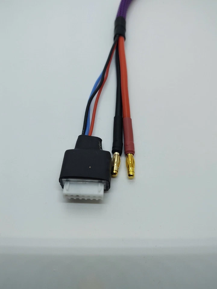 24 Long RC Balance Charge Lead Charger 4mm 2s/4s battery 4/5mm banana - Image 4 of 4