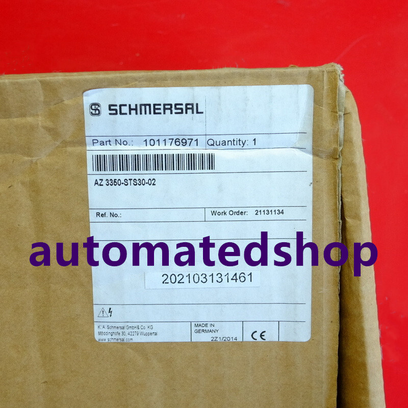 Schmersal 101176971 New safety switch AZ 3350-STS30-02