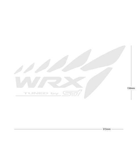 Subaru WRX STI VA Rear Door Decal set (LHS & RHS) - Picture 5 of 5