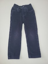 Boys Hanna Andersson Pull On Corduroy Pant size 110 5 navy blue