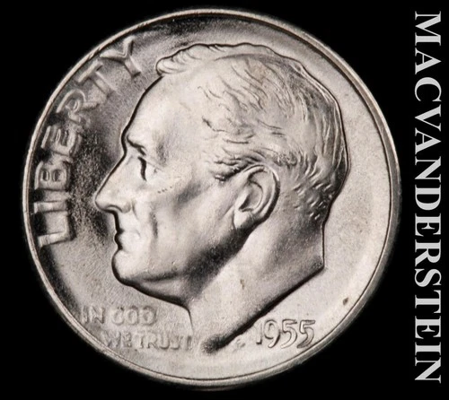 1955-S Roosevelt Dime — photo from the most recent tracked eBay sale
