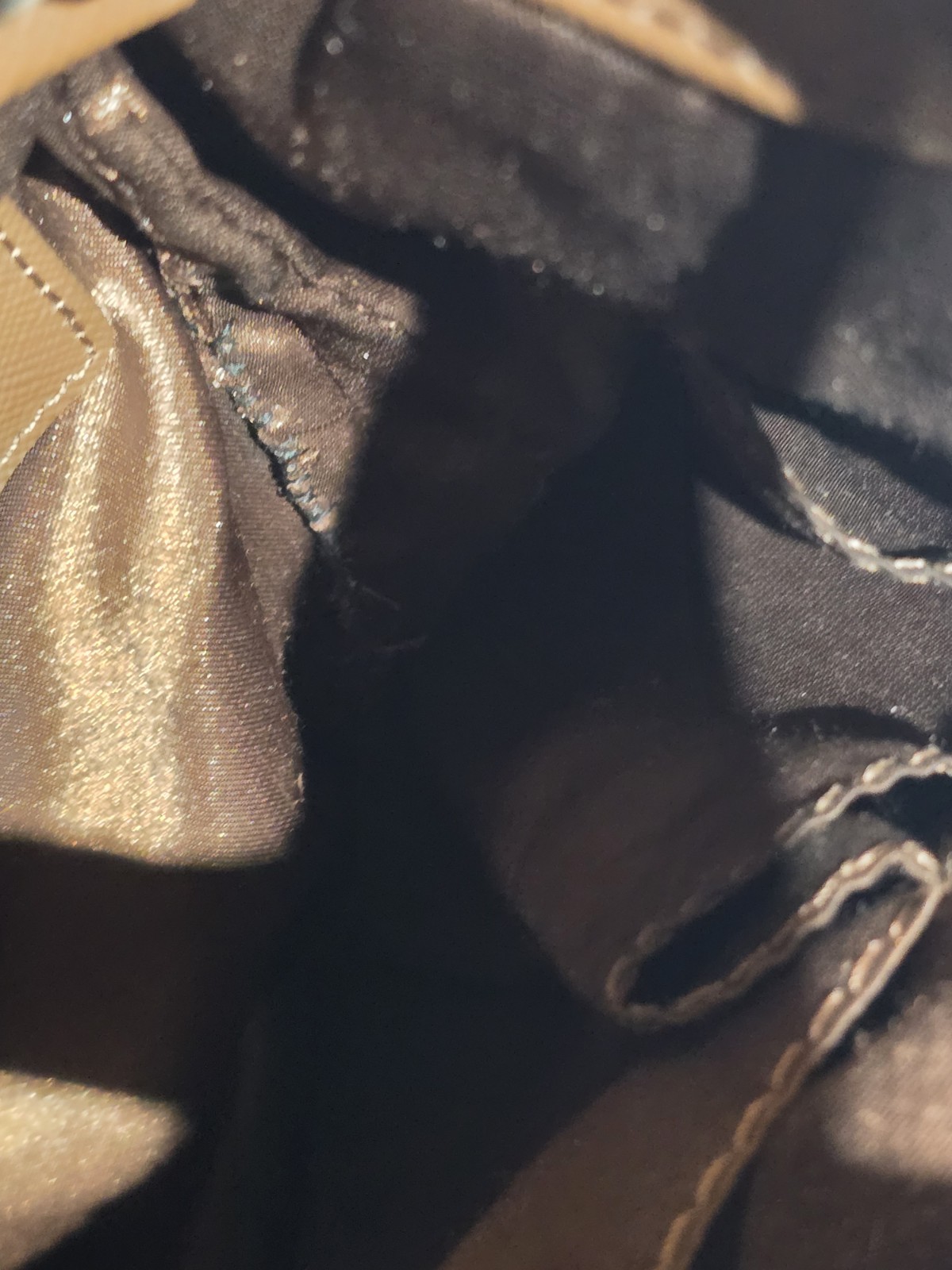 Dkny Leather Python Print Pouch Handbag Zip Top I… - image 14