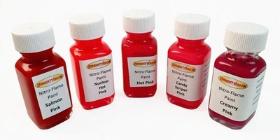 Brightvision THE PINKS! 5-PACK Nitro-Flame Spectraflame Paint- Specially priced!