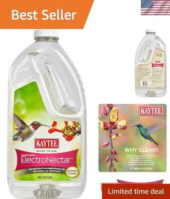 64 oz Non-GMO Hummingbird ElectroNectar - Nourishing & Hydrating Formula